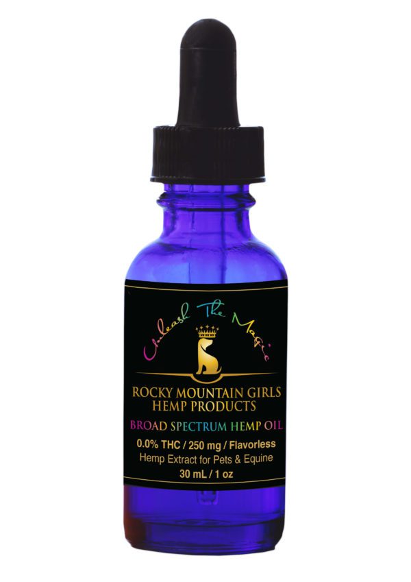 CBD For Pets-Rocky Mountain Girls Hemp CBD Products for People, Pets and Horses -Broad Spectrum Dog_Pet CBD Oil – 250mg Flavorless.jpg