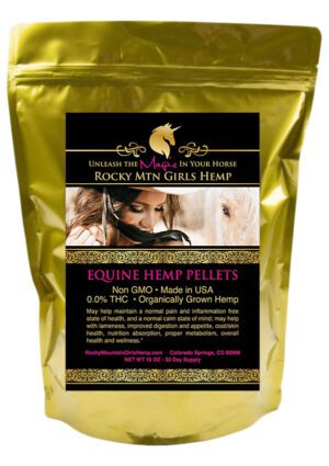 Rocky-Mountain-Girls-Hemp-Products-30 Day -Equine-CBD-Pellets-CBD-For-horses