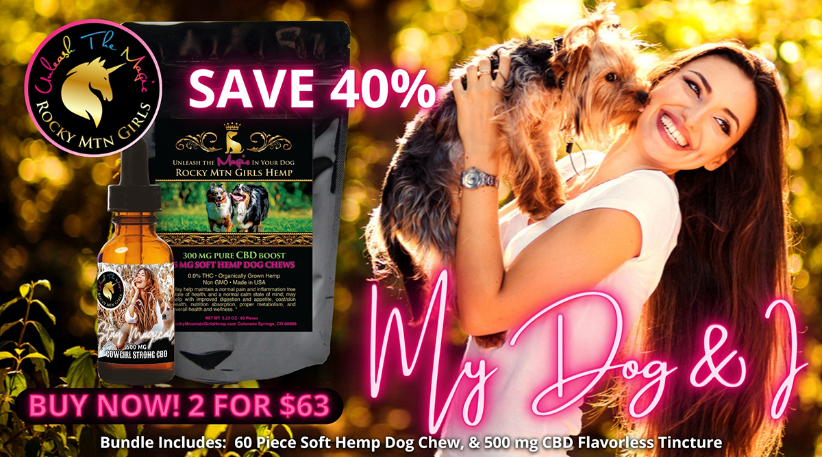 CBD For Dogs - Rocky Mountain Girls Hemp Products - My Dog and I CBD Bundle