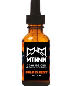 MTNMN 2000 MG Full Spectrum CBD "BOLD IS BEST"