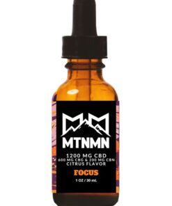 MTNMN FOCUS 2000 MG Specialty Blend CBD+CBG+CBN Citrus Flavor