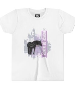 Youth Tee — CAM -Horse of Kings -Andalusian Stallion Castle Graphic