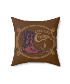 Long Live Cowgirls -Accent Pillow 16"x16"